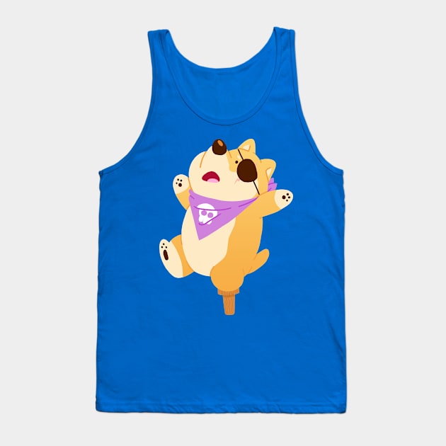 Pirate Shiba Tank Top by eagletoons